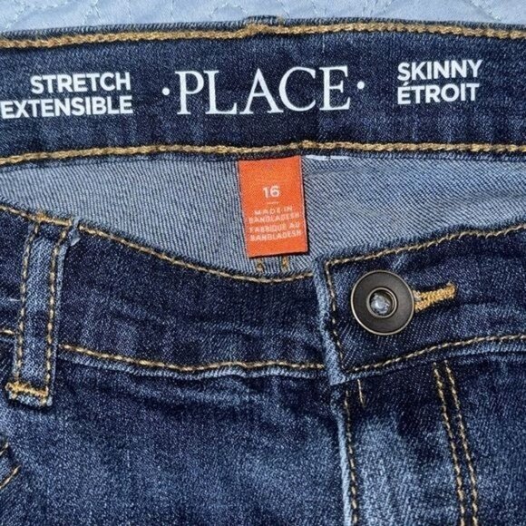 Assorted Kids Stretch Jeans Lot Size 14/16 & 16 The Childrens Place & Thereabout - Picture 10 of 16